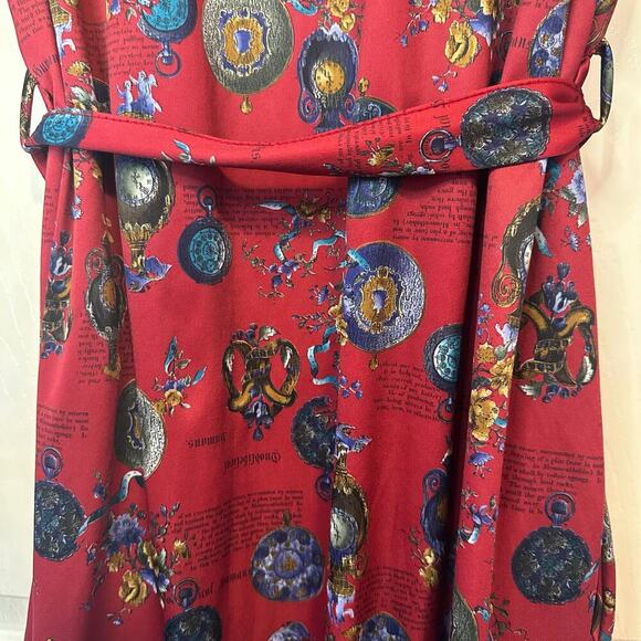 Vintage Petra Fashions Tie Front Robe One Size Made in USA Loungewear - Picture 7 of 10